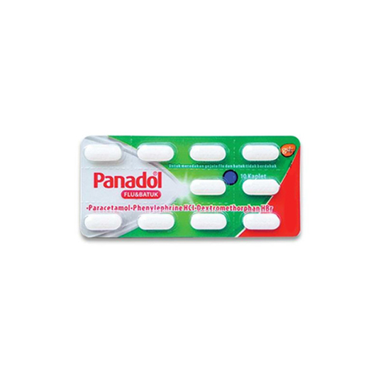 PANADOL FLU & BATUK 10 KAPLET PANADOL FLU & BATUK 10 KAPLET