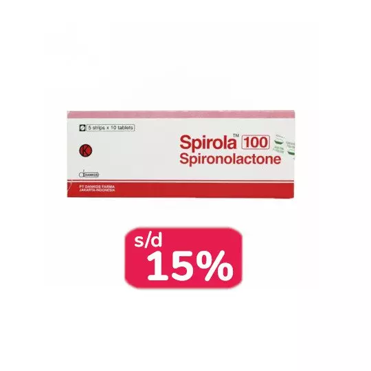 SPIROLA 100 MG 30 TABLET - OBAT RUTIN SPIROLA 100 MG 30 TABLET - OBAT RUTIN