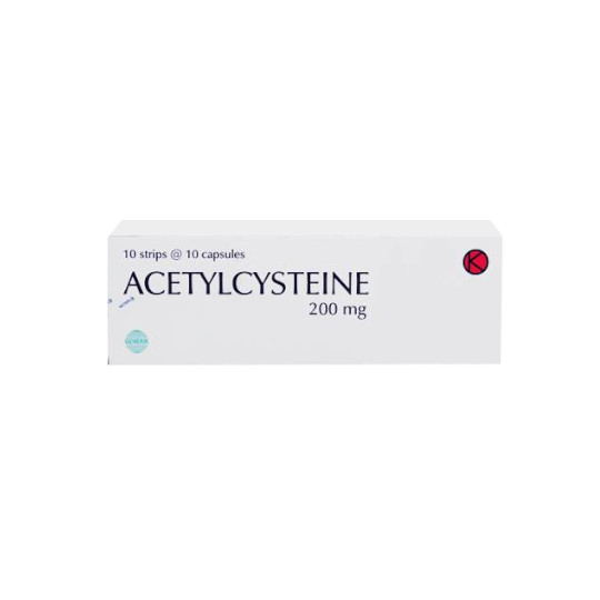 ACETYLCYSTEINE 200 MG 10 KAPSUL ACETYLCYSTEINE 200 MG 10 KAPSUL