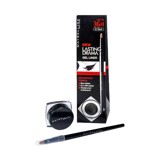Maybelline Eye Liner Gel Lasting Drama 01 Black Maybelline Eye Liner Gel Lasting Drama 01 Black