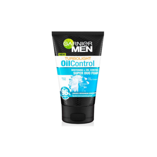 Garnier Men Turbo Light White + Oil Control Icy Duo Foam 50 ml Garnier Men Turbo Light White + Oil Control Icy Duo Foam 50 ml