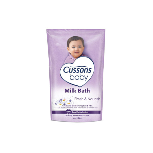 Cussons Baby Milk Bath Fresh & Nourish Refill 400 ml Cussons Baby Milk Bath Fresh & Nourish Refill 400 ml
