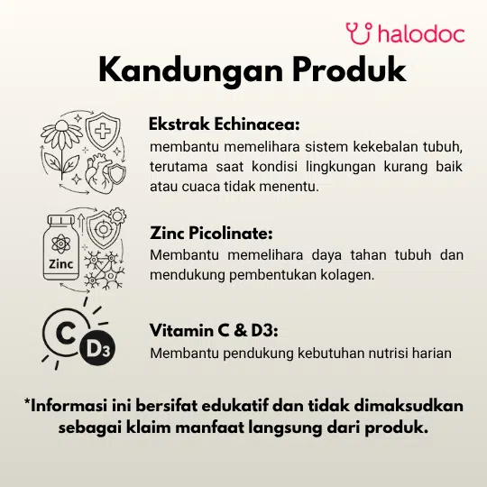 Imboost Extra Vit C & D3 8 Kaplet - Gambar 2