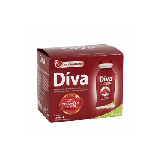 Diva Collagen Drink Pack 6 Botol Diva Collagen Drink Pack 6 Botol