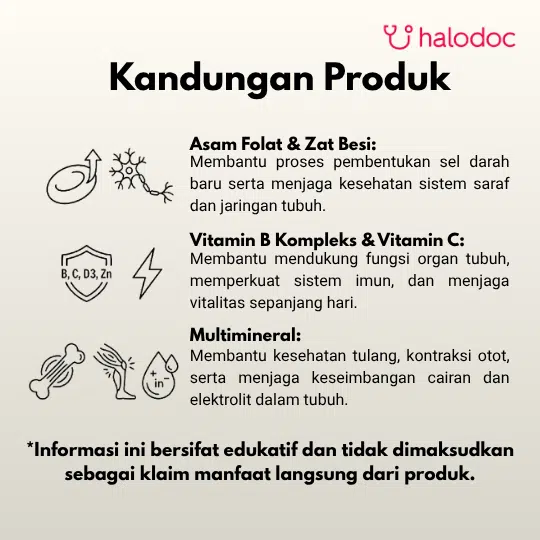 Livron B-Plex Multivitamin & Mineral 10 Tablet - Gambar 2