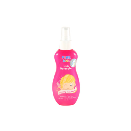 Pure Kids Hair Detangler Strawberry 200 ml Pure Kids Hair Detangler Strawberry 200 ml