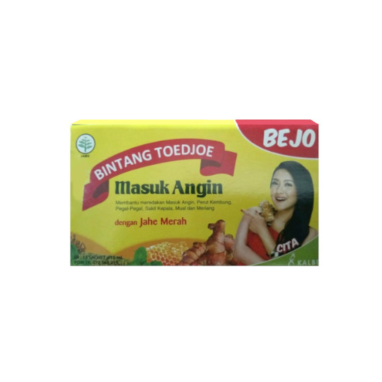 BINTANG TOEDJOE MASUK ANGIN 15 ML 12 SACHET BINTANG TOEDJOE MASUK ANGIN 15 ML 12 SACHET