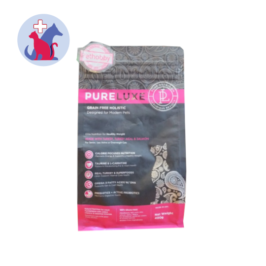 Pureluxe Grain Free Holistic Healthy Weight Cat With Turkey, Turkey Meal & Salmon 400 g Pureluxe Grain Free Holistic Healthy Weight Cat With Turkey, Turkey Meal & Salmon 400 g