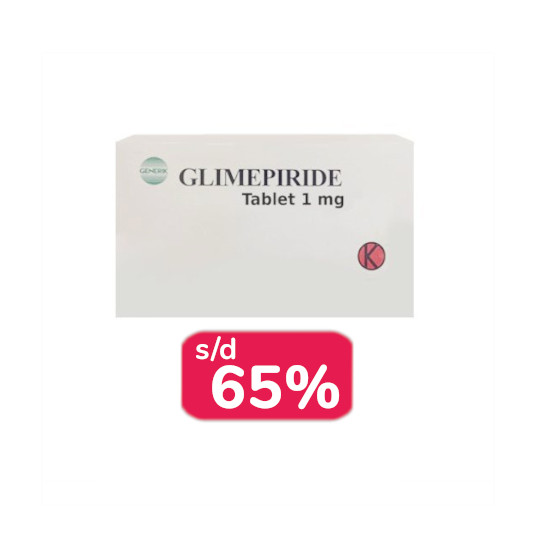 GLIMEPIRIDE 1 MG 30 TABLET - OBAT RUTIN GLIMEPIRIDE 1 MG 30 TABLET - OBAT RUTIN