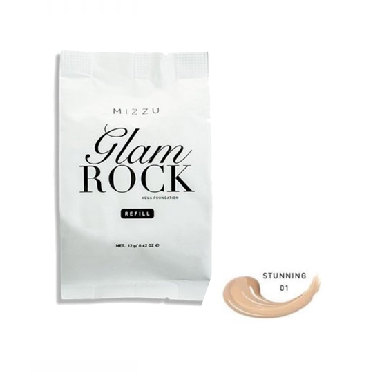 Mizzu Glam Rock Aqua Foundation Refill 01 Stunning Mizzu Glam Rock Aqua Foundation Refill 01 Stunning
