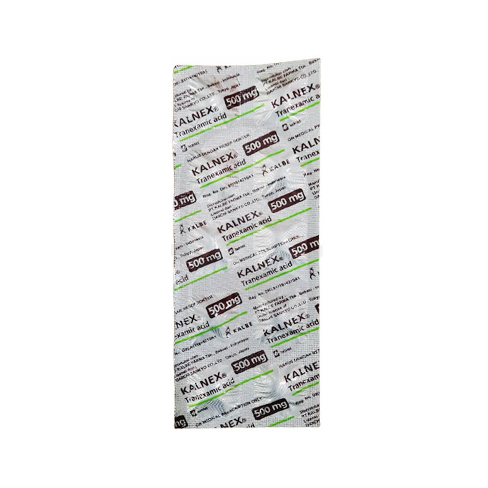 Kalnex 500 mg 10 Tablet Kalnex 500 mg 10 Tablet
