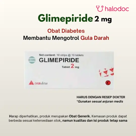 Glimepiride 2 mg 10 Tablet