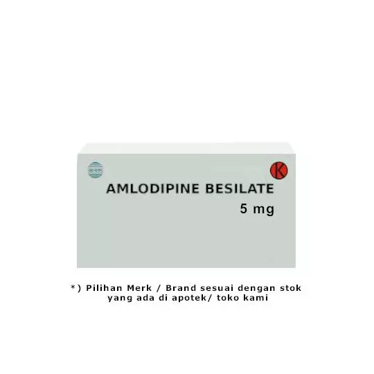 AMLODIPINE 5 MG 100 TABLET - OBAT RUTIN AMLODIPINE 5 MG 100 TABLET - OBAT RUTIN