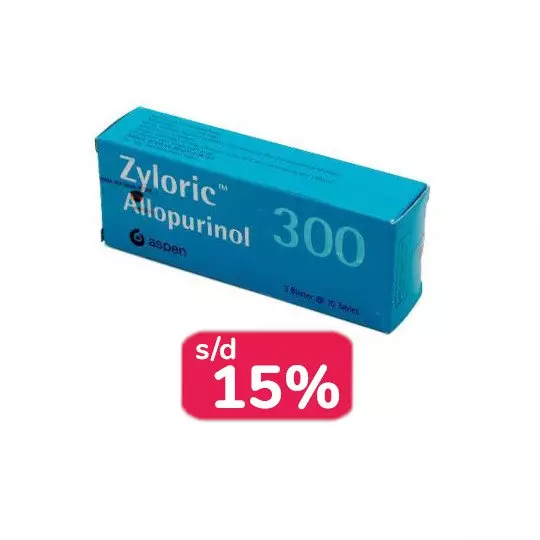 ZYLORIC 300 MG 30 TABLET - OBAT RUTIN ZYLORIC 300 MG 30 TABLET - OBAT RUTIN