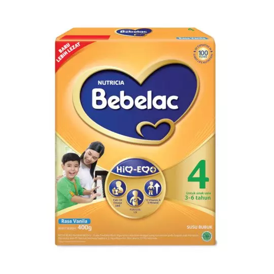 BEBELAC 4 VANILA SUSU BUBUK 400 GR BEBELAC 4 VANILA SUSU BUBUK 400 GR