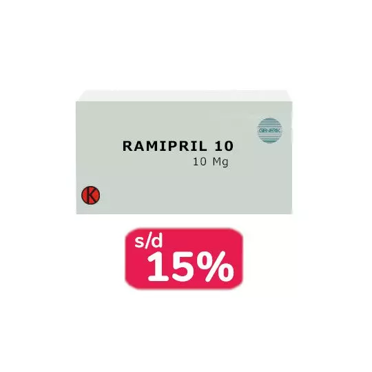 RAMIPRIL 10 MG 30 KAPLET - OBAT RUTIN RAMIPRIL 10 MG 30 KAPLET - OBAT RUTIN