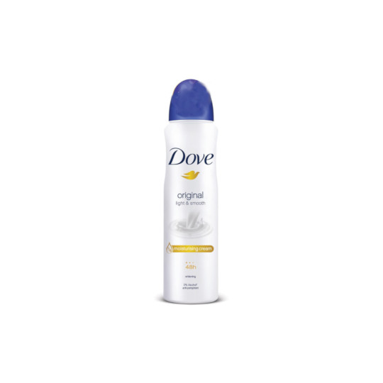 Dove Anti Perpirant Original Light & Smooth Aerosol 150 ml Dove Anti Perpirant Original Light & Smooth Aerosol 150 ml