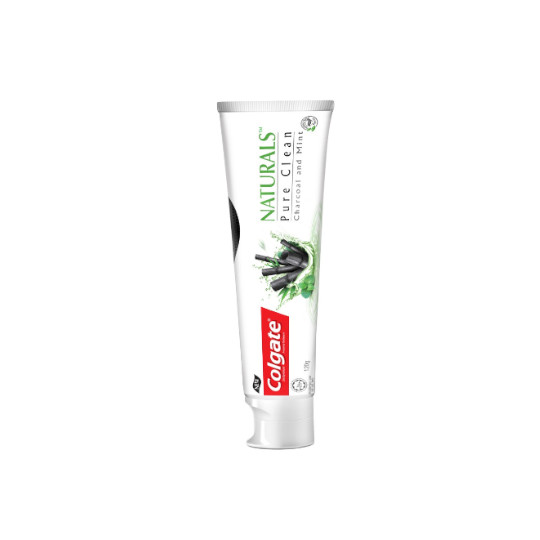 COLGATE TOOTHPASTE NATURALS PURE CLEAN CHARCOAL AND MINT 120 G COLGATE TOOTHPASTE NATURALS PURE CLEAN CHARCOAL AND MINT 120 G