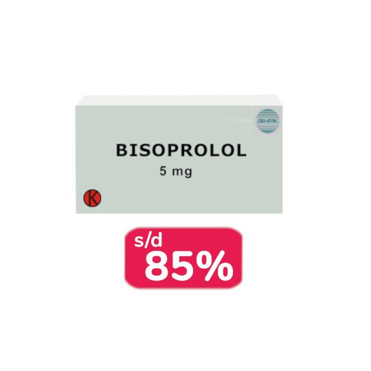 BISOPROLOL 5 MG 30 TABLET - OBAT RUTIN BISOPROLOL 5 MG 30 TABLET - OBAT RUTIN