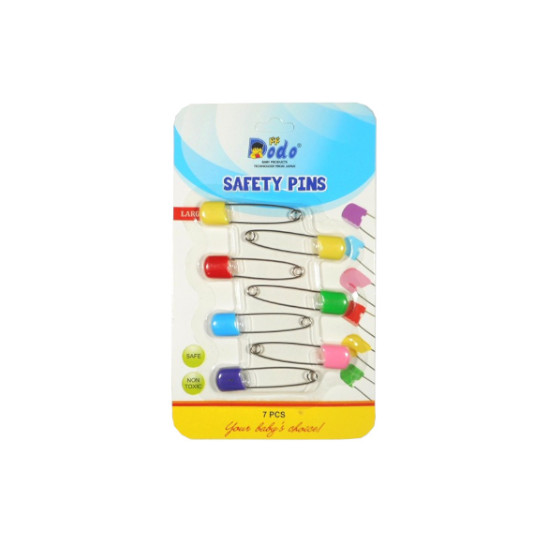 DODO SAFETY PIN SMALL 7 PIECES DODO SAFETY PIN SMALL 7 PIECES