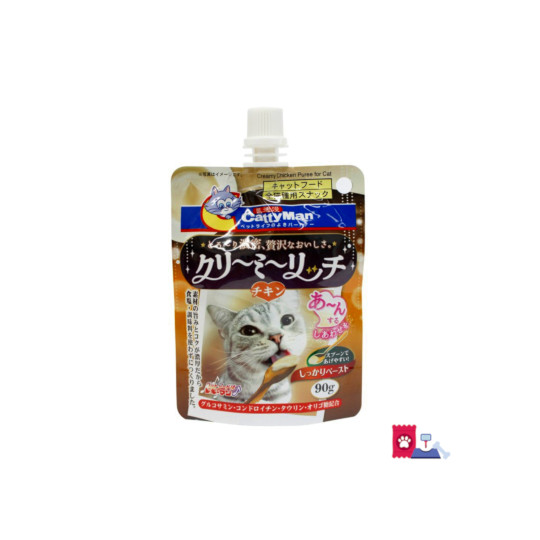 Cattyman Creamy Chicken Puree (Liquid Snack) for Cat 90 g Cattyman Creamy Chicken Puree (Liquid Snack) for Cat 90 g