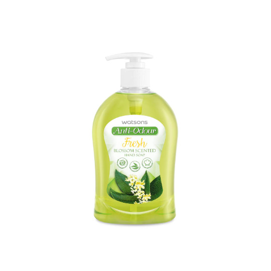 WATSONS HAND SOAP ANTI ODOUR FRESH BLOSSOM 500 ML WATSONS HAND SOAP ANTI ODOUR FRESH BLOSSOM 500 ML