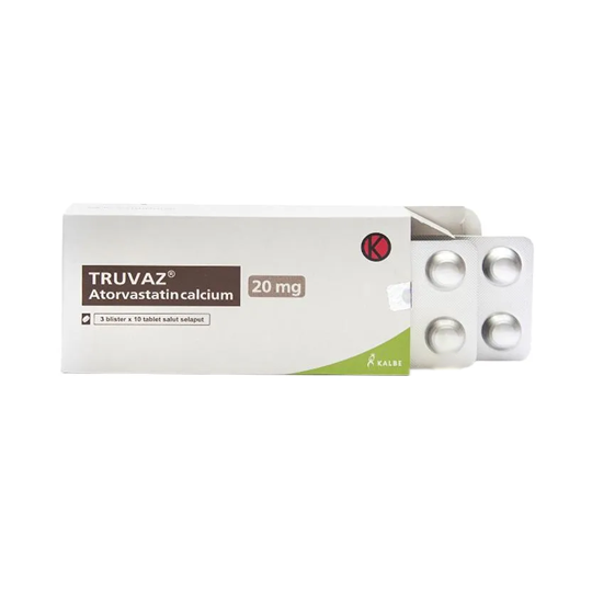 Truvaz 20 mg 10 Tablet - Kegunaan, Efek Samping, Dosis dan Aturan Pakai ...