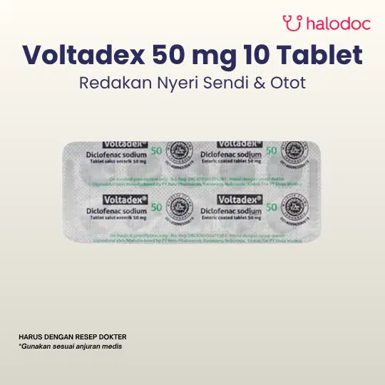 Voltadex 50 mg 10 Tablet