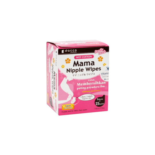 Dacco Mama Nipple Wipes 25 Sachet Dacco Mama Nipple Wipes 25 Sachet