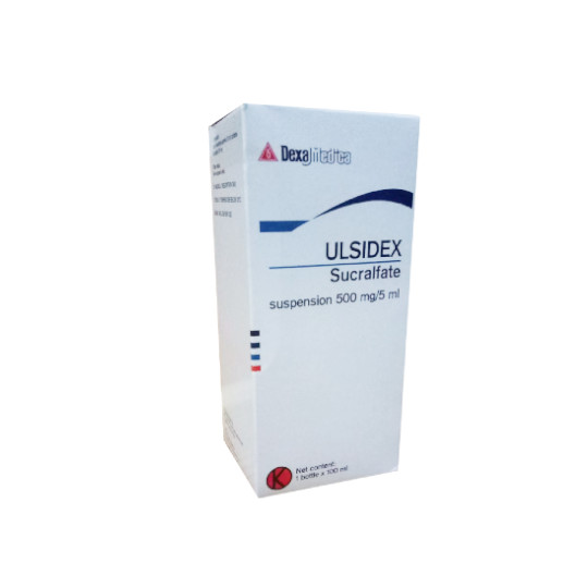 ULSIDEX 500 MG/5 ML SIRUP 100 ML ULSIDEX 500 MG/5 ML SIRUP 100 ML