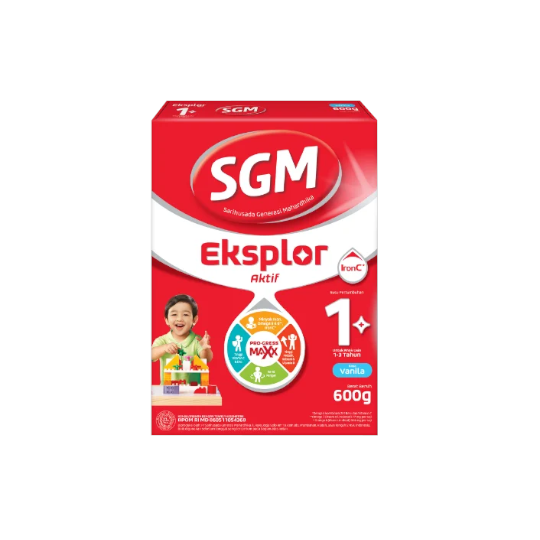SGM Eksplor 1 Plus Complinutri Vanila Susu Pertumbuhan Bubuk 600 g SGM Eksplor 1 Plus Complinutri Vanila Susu Pertumbuhan Bubuk 600 g