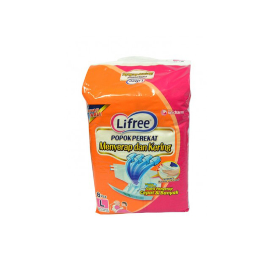 LIFREE POPOK DEWASA PEREKAT L 8 PIECES LIFREE POPOK DEWASA PEREKAT L 8 PIECES