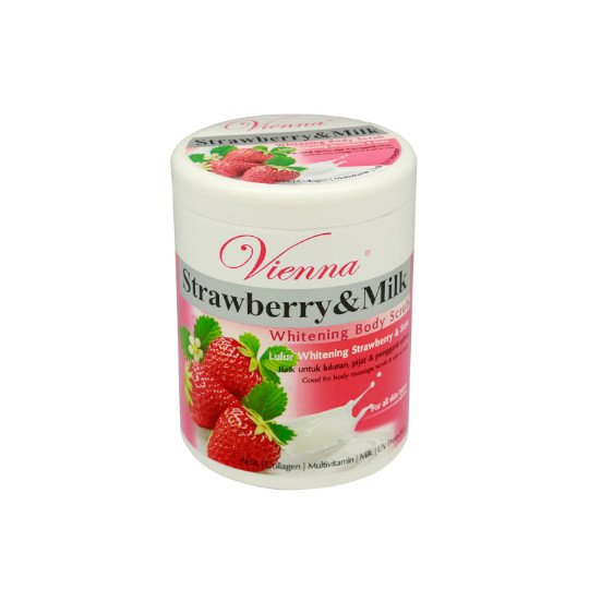 VIENNA WHITENING BODY SCRUB STRAWBERRY 250 G VIENNA WHITENING BODY SCRUB STRAWBERRY 250 G