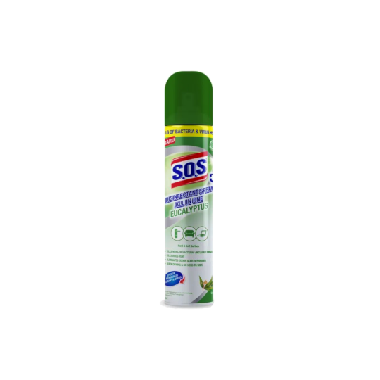 SOS Disinfectant Spray All in One Eucalyptus 250 ml Kegunaan, Efek Samping, Dosis dan Aturan
