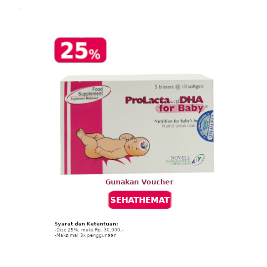 PROLACTA WITH DHA FOR BABY 10 KAPSUL PROLACTA WITH DHA FOR BABY 10 KAPSUL