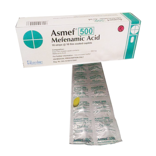 Asmef 500 mg 10 Kaplet Asmef 500 mg 10 Kaplet