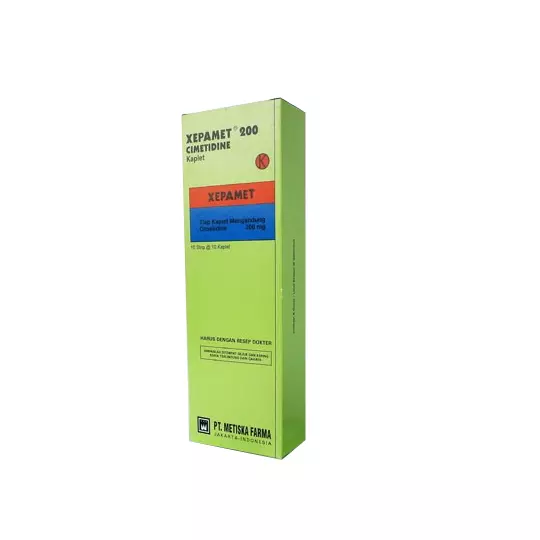 XEPAMET 200 MG 10 KAPLET XEPAMET 200 MG 10 KAPLET