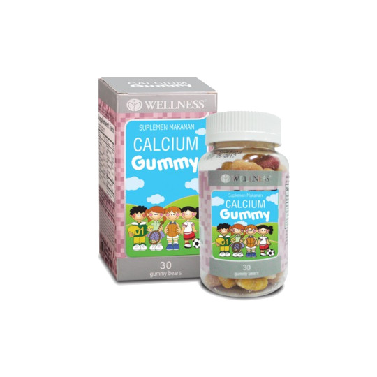 Wellness Calcium Gummy Chewable 30 Tablet Wellness Calcium Gummy Chewable 30 Tablet