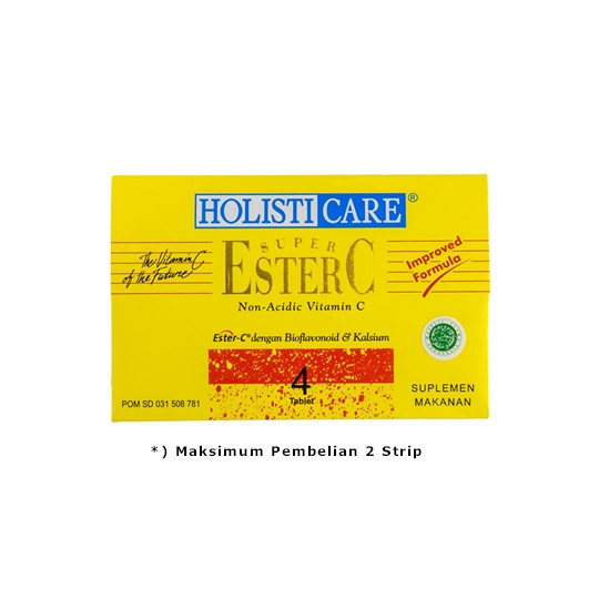 HOLISTICARE ESTER C 4 TABLET HOLISTICARE ESTER C 4 TABLET