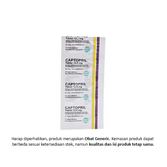Captopril 12.5 mg 10 Tablet