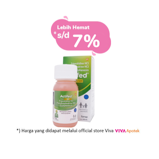 Actifed Plus Expectorant Sirup 60 ml Actifed Plus Expectorant Sirup 60 ml