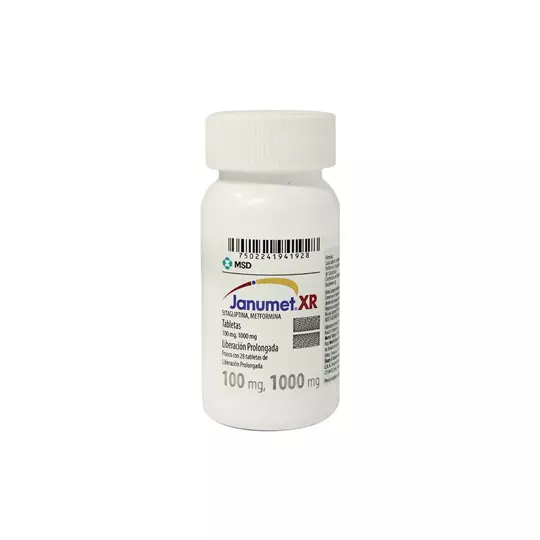 JANUMET XR 100MG/1000 MG 28 TABLET JANUMET XR 100MG/1000 MG 28 TABLET