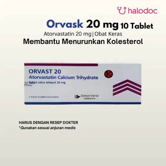 Orvast 20 mg 10 Tablet
