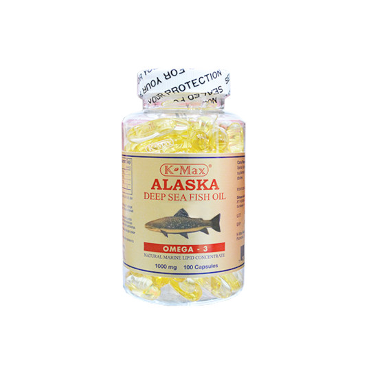 K-MAX ALASKA FISH OIL1000 MG 100 KAPSUL K-MAX ALASKA FISH OIL1000 MG 100 KAPSUL