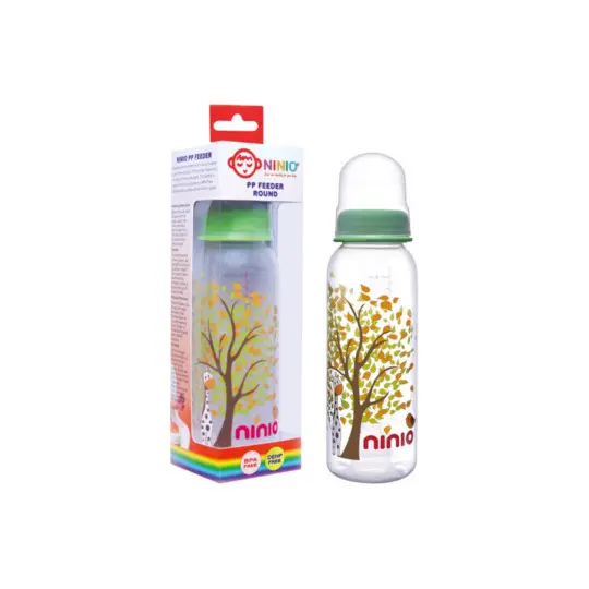 Ninio Botol Pp Feeder Round 240 ml