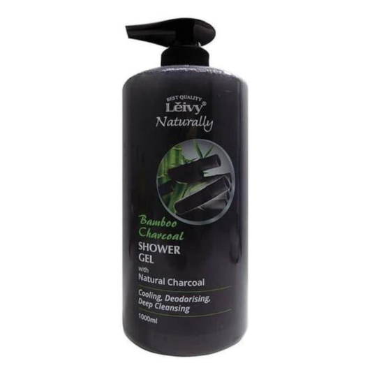 Leivy Shower Gel Bamboo Charcoal 1000 ml Leivy Shower Gel Bamboo Charcoal 1000 ml