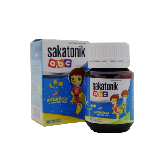 Sakatonik ABC Antariksa Tutti Frutti 30 Tablet Sakatonik ABC Antariksa Tutti Frutti 30 Tablet
