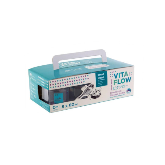 Vita Flow Botol Susu Bayi 60 ml 8 Pieces Vita Flow Botol Susu Bayi 60 ml 8 Pieces