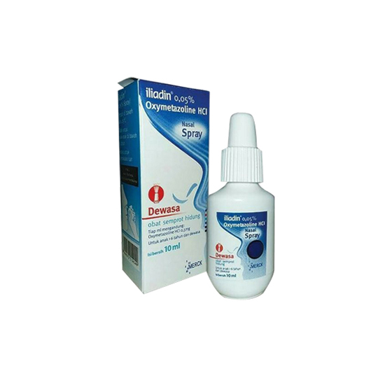 Iliadin Dewasa 0.05% Nasal Spray 10 ml - Kegunaan, Efek Samping, Dosis ...