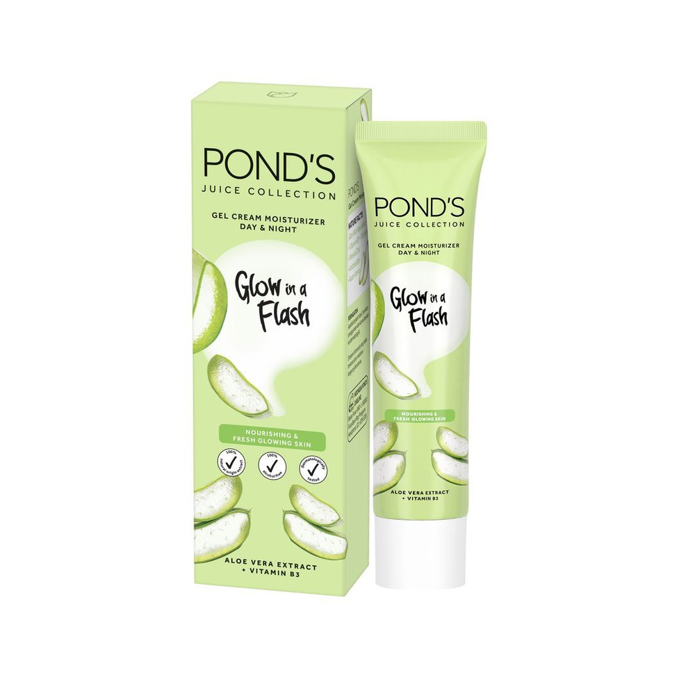 Pond's Juice Collection Gel Moisturizer Aloe Vera Extract + Vit B3 20 g